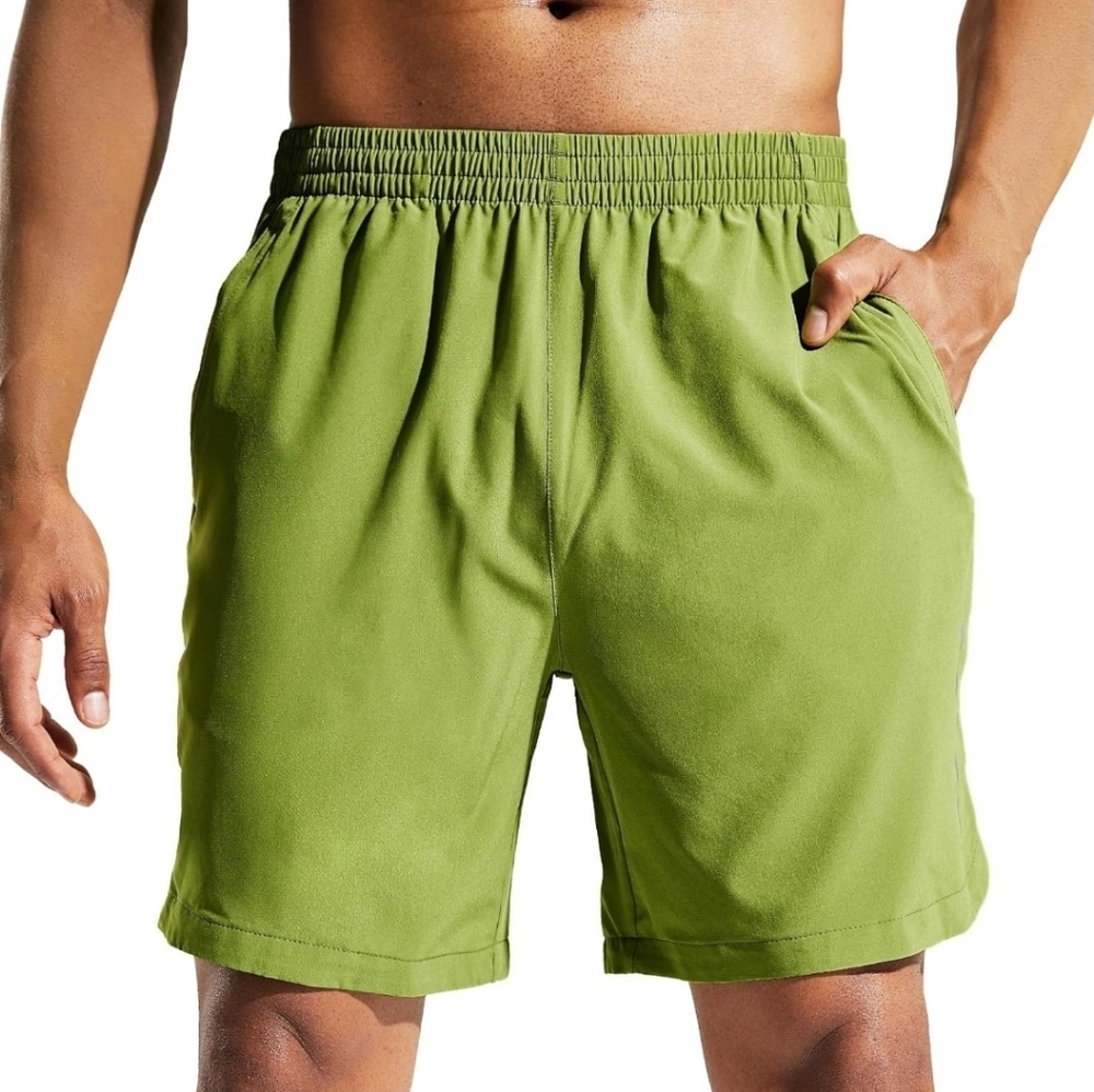 2XL MIER Men's Running Shorts 7" Inseam Quick Dry Gym Athletic Workout Shorts